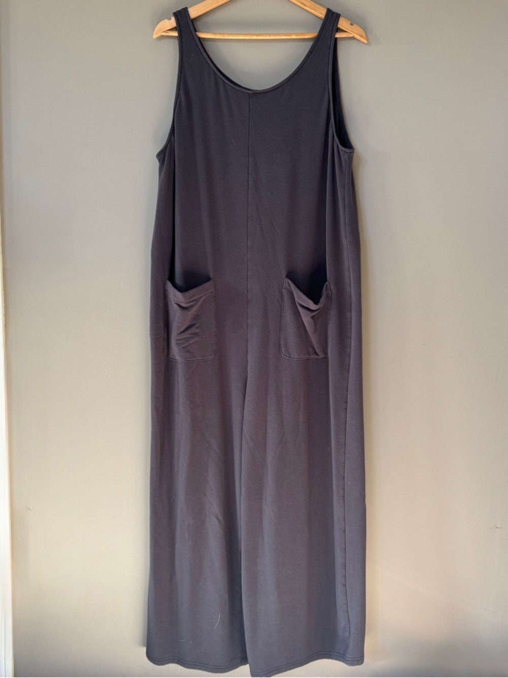Madewell MWL Charcoal Gray Cozy Jumpsuit